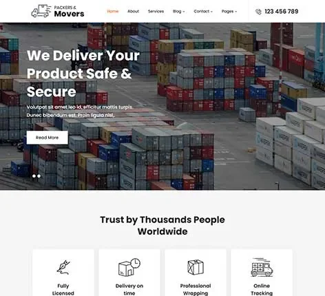 Merchant services WordPress theme for financial businesses by SKT Themes