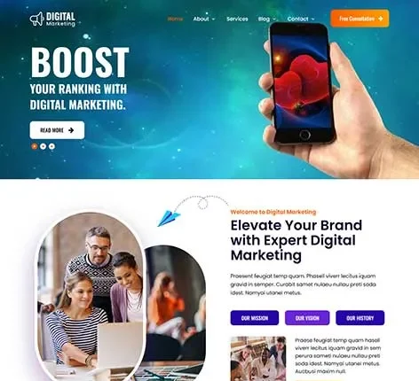 Mobile Ready WordPress Theme for Responsive and Fast Performance