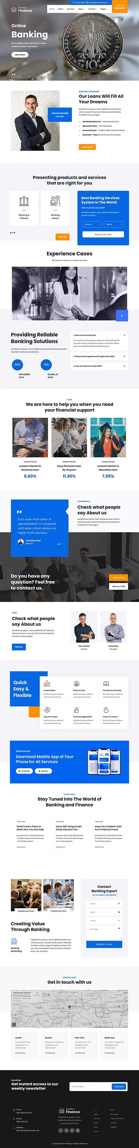 Money Order Service WordPress Theme