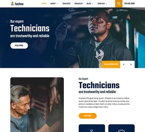 Most Reliable WordPress Theme for Dependable Web Solutions