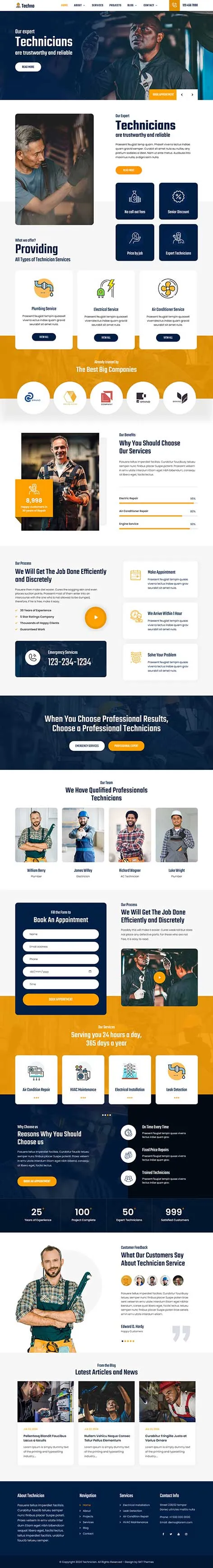 Most Reliable WordPress Theme for Dependable Web Solutions