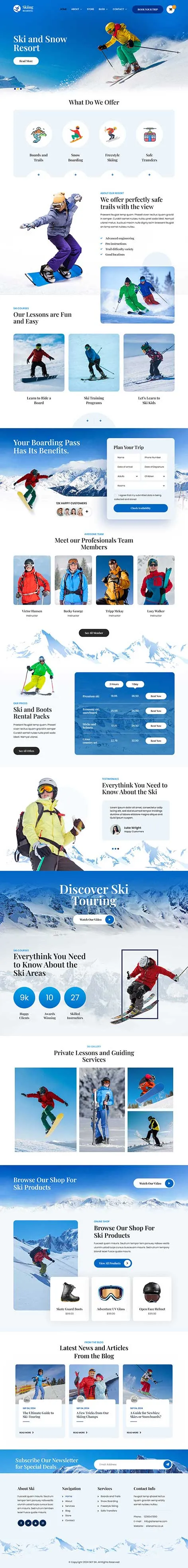 Motor racing WordPress theme for racing events by SKT Themes