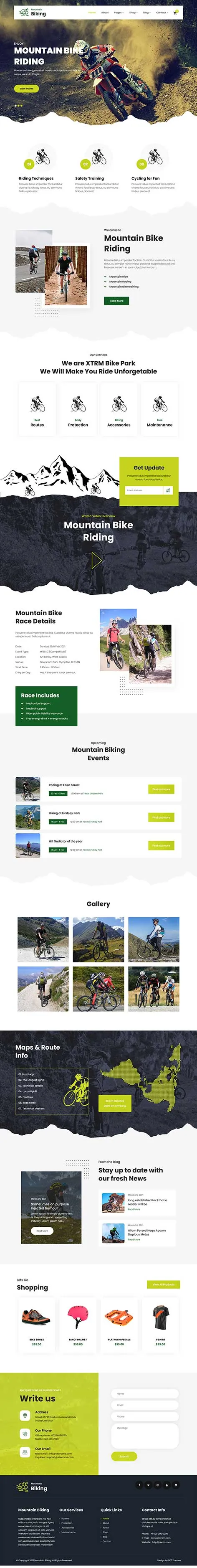 Motor Sport WordPress Theme for Racing Events and Clubs