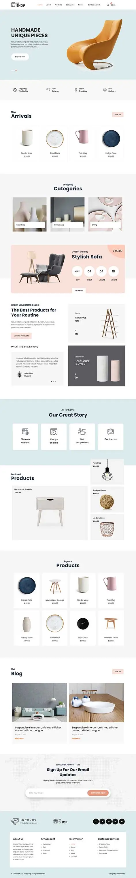 Multi Vendor WordPress Theme