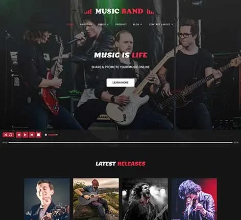 Music School WordPress Theme for Institutions and Tutors