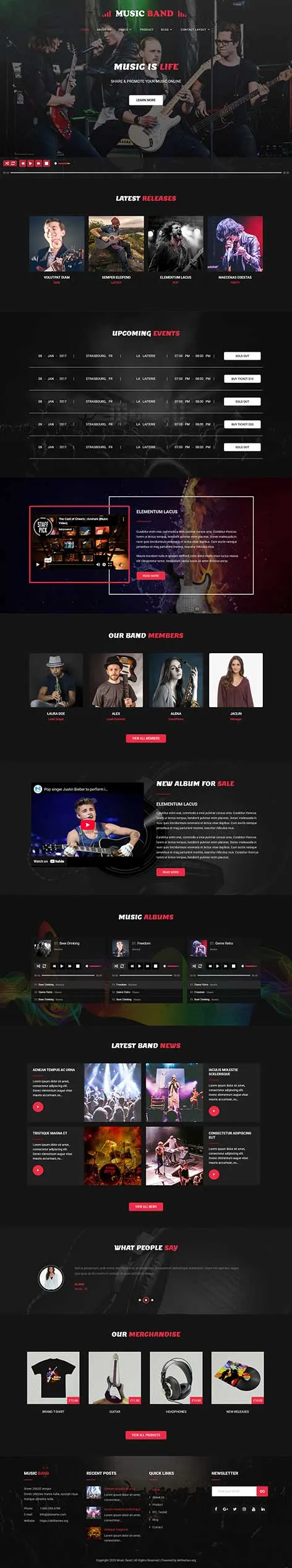 Music School WordPress Theme for Institutions and Tutors