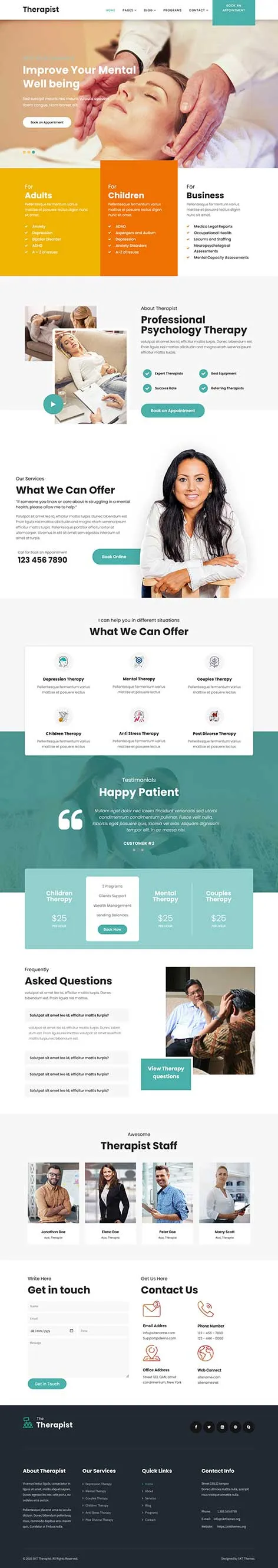 Needle Therapy WordPress Theme for Acupuncture and Holistic Healing