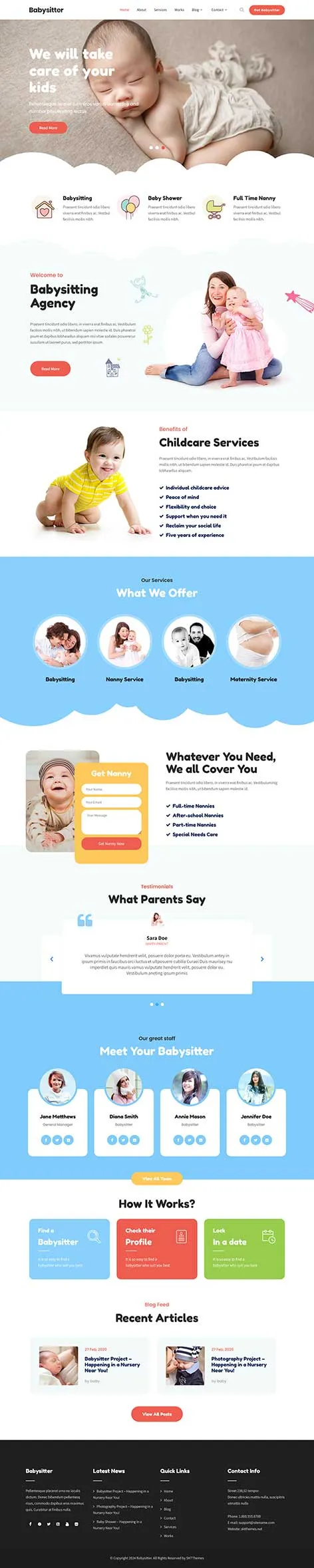 Neonatologist WordPress Theme for Newborn Care and Pediatric Clinics