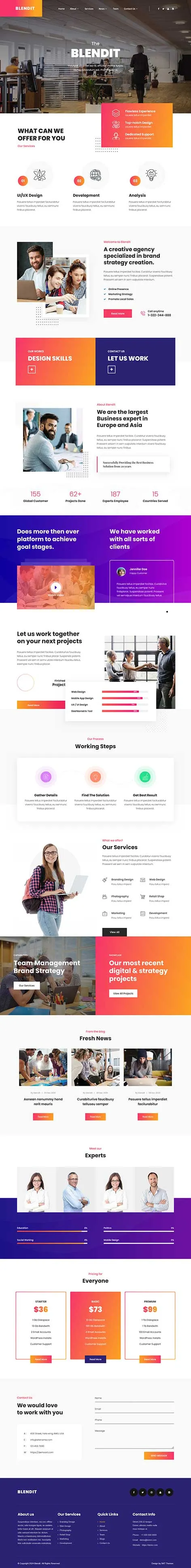 Office Supplies WordPress Theme for Stationery Shops and B2B Services