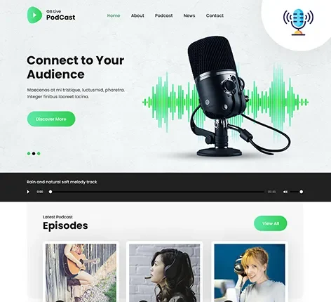 On Air WordPress theme for radio and podcasts by SKT Themes
