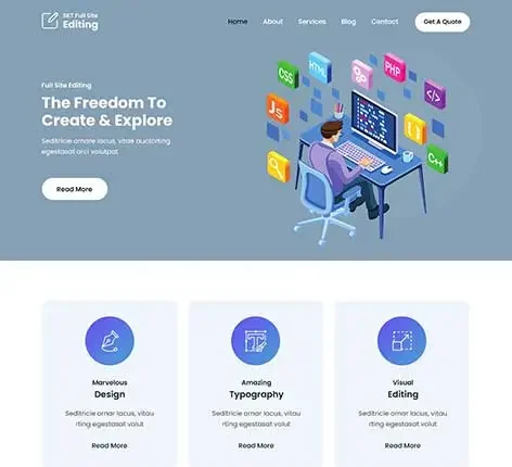 Open Source WordPress Theme