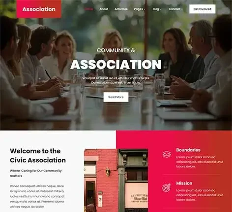 Organization WordPress Theme