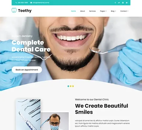 Orthodontist WordPress Theme by SKT Themes