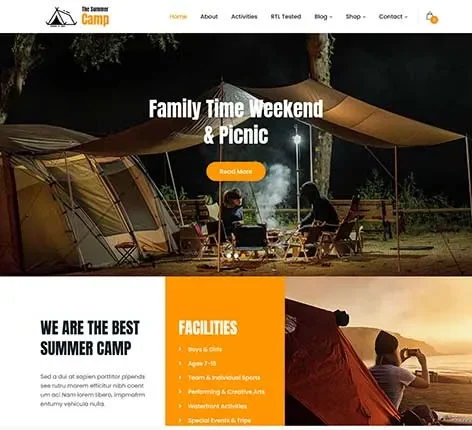 Outdoor WordPress Theme for Adventure, Nature, and Eco Activities
