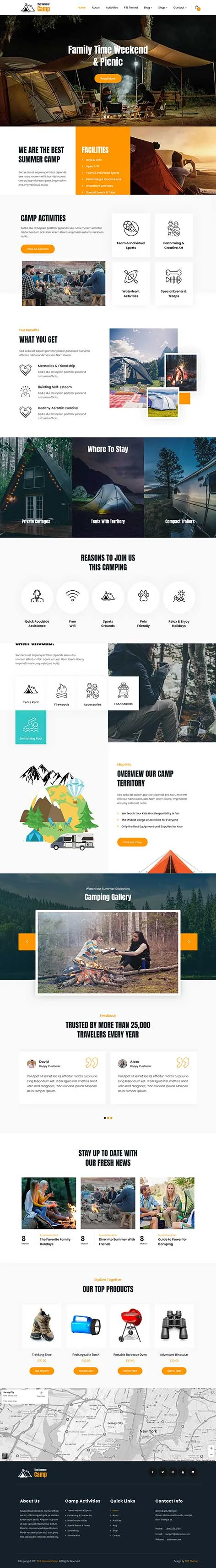 Outdoor WordPress Theme for Adventure, Nature, and Eco Activities