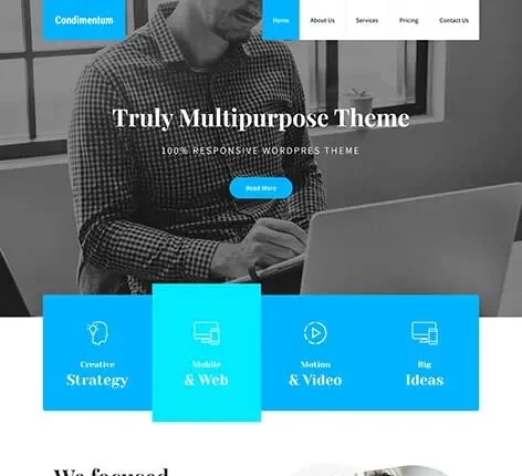 Page Builder Compatible WordPress Theme with Drag-and-Drop Support