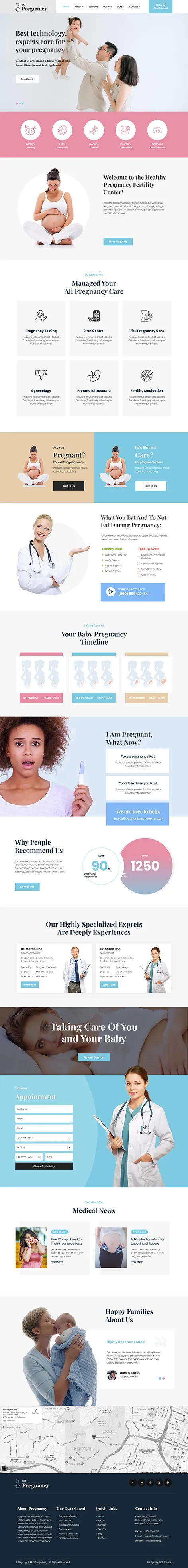 Parenting WordPress theme for family blogs by SKT Themes