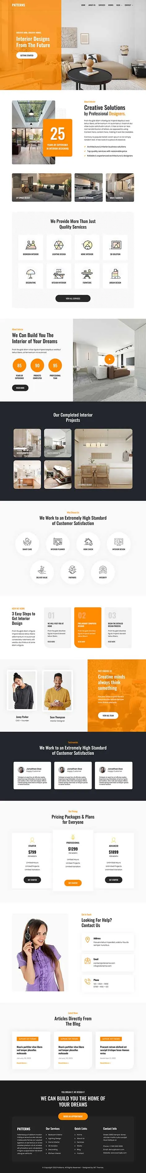 Pattern WordPress Theme for Designers and Creatives