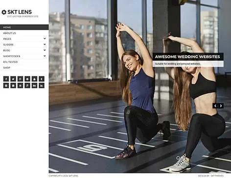 Personal website WordPress theme for individuals by SKT Themes