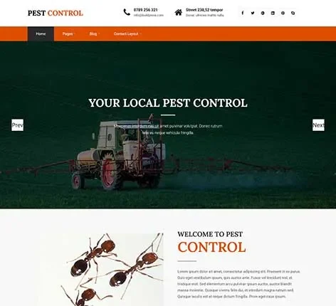 Pesticide Production WordPress Theme for Agricultural Agencies