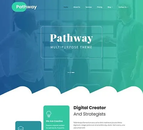 Playful WordPress theme with creative design by SKT Themes