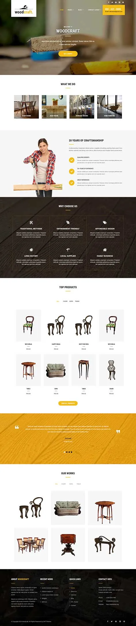 Plywood Supplier WordPress Theme for Timber and Wood Product Vendors