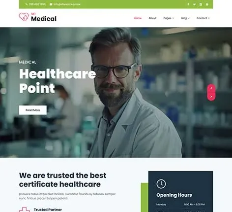 Polyclinic WordPress Theme for Multi-Specialty Clinics