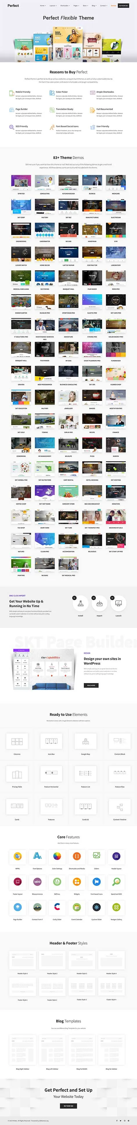 Pre-Designed WordPress Templates for Quick and Easy Site Setup