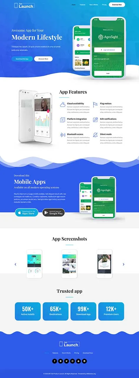 Product Showcase WordPress Theme for eCommerce and Startups