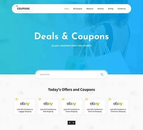 Product Listing WordPress Theme for Catalogs and Online Shops
