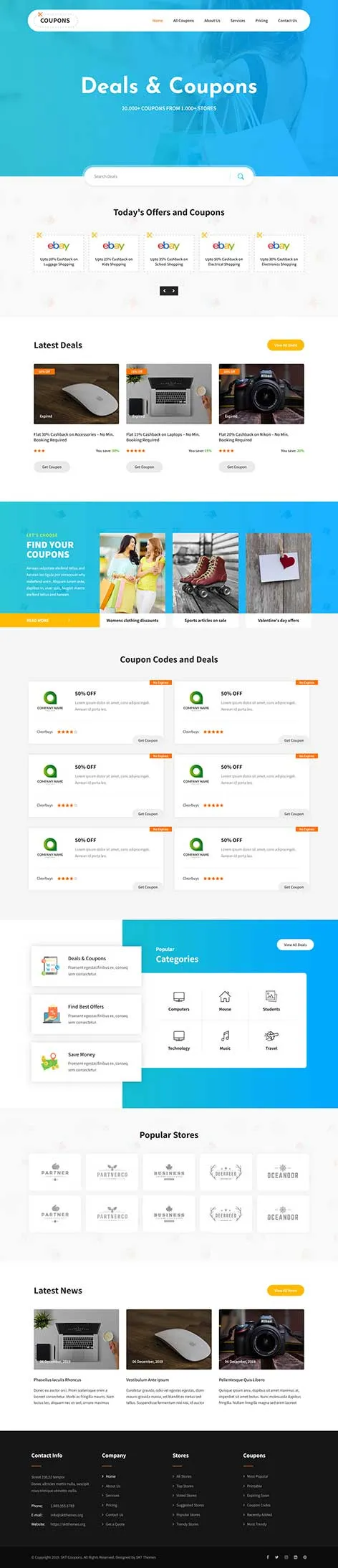 Product Listing WordPress Theme for Catalogs and Online Shops