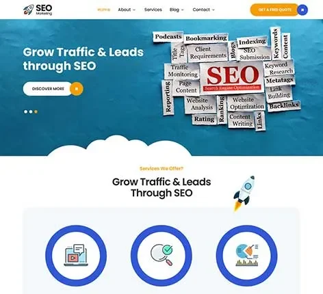 Public Relations WordPress Theme for PR Firms and Consultants