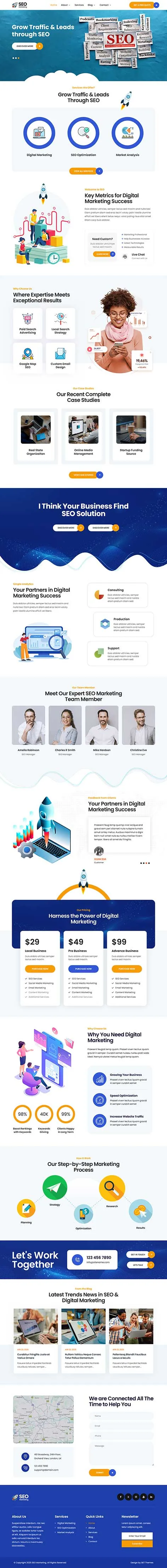 Public Relations WordPress Theme for PR Firms and Consultants