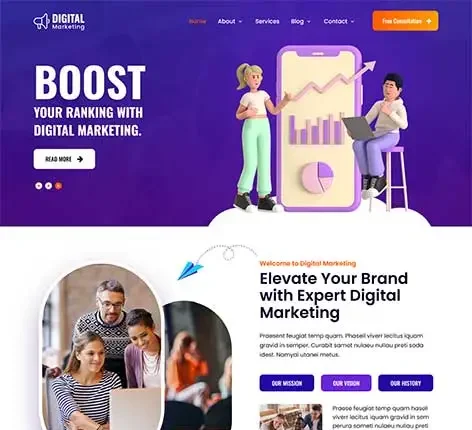 Purple WordPress Theme