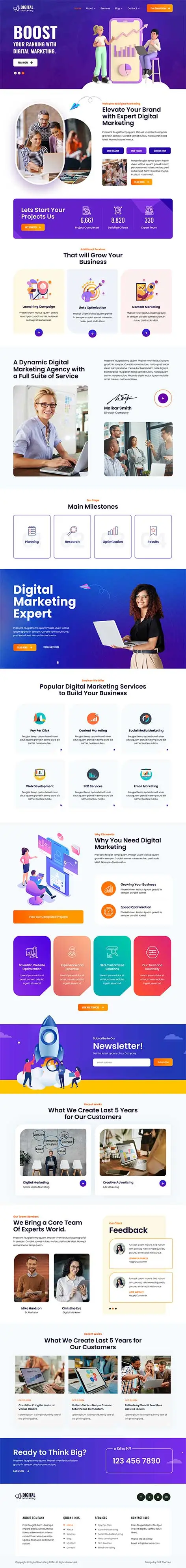 Purple WordPress Theme