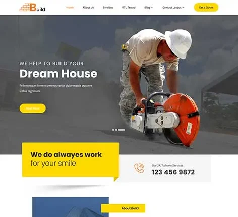 Quarry WordPress Theme for mining and industrial material suppliers