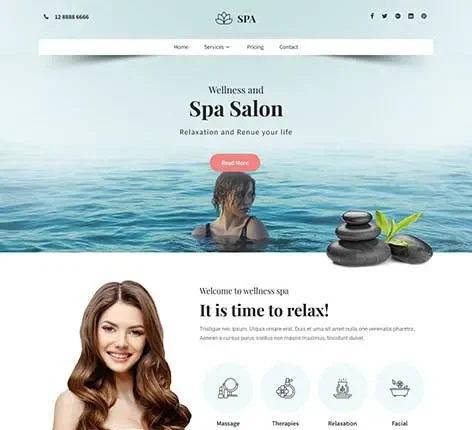 Rehabilitation WordPress Theme for therapy and recovery centers