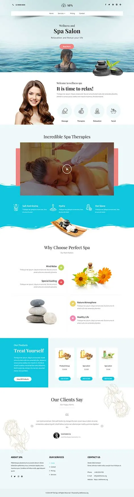 Rehabilitation WordPress Theme for therapy and recovery centers