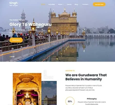 Religion WordPress Theme by SKT Themes – Spiritual and church website design