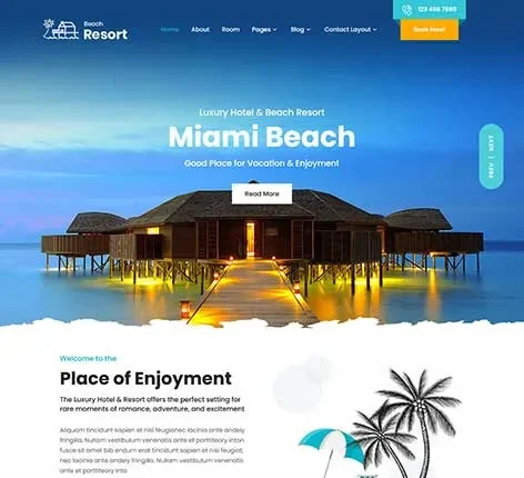 Reservation System WordPress Theme for Bookings and Appointments