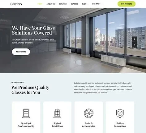 Sandblasting Service WordPress Theme for industrial and surface cleaning companies