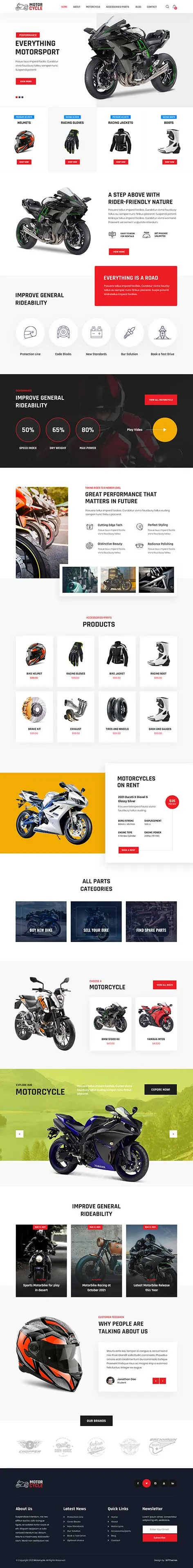 Scooter WordPress Theme for Rentals and Electric Mobility