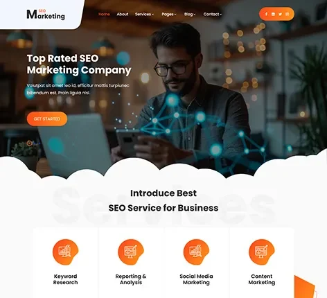SEO Agency WordPress Theme by SKT Themes