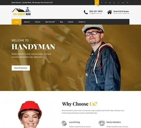 Service Finder WordPress Theme for listing professionals and businesses