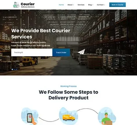 Shipping Center WordPress Theme by SKT Themes