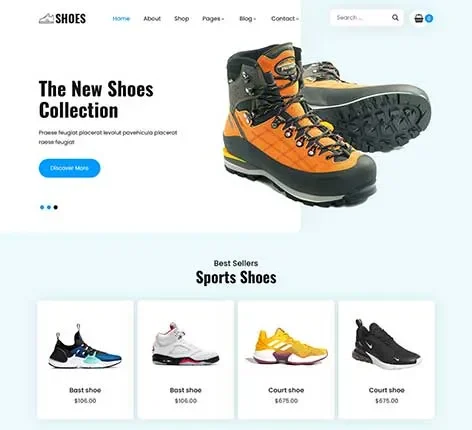 Shoe Repair WordPress Themes for Cobbler Services and Footwear Fixes