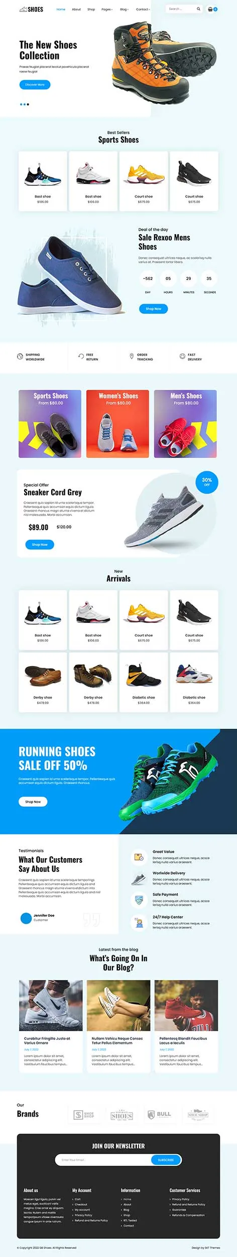 Shoe Repair WordPress Themes for Cobbler Services and Footwear Fixes