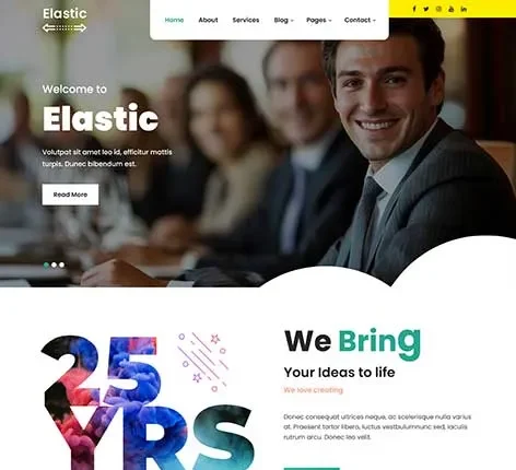 Single Page Website Theme by SKT Themes