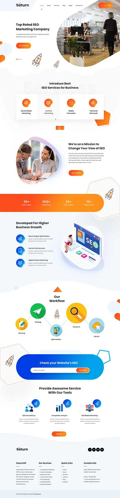 Sleek WordPress Theme for Modern and Minimal Design