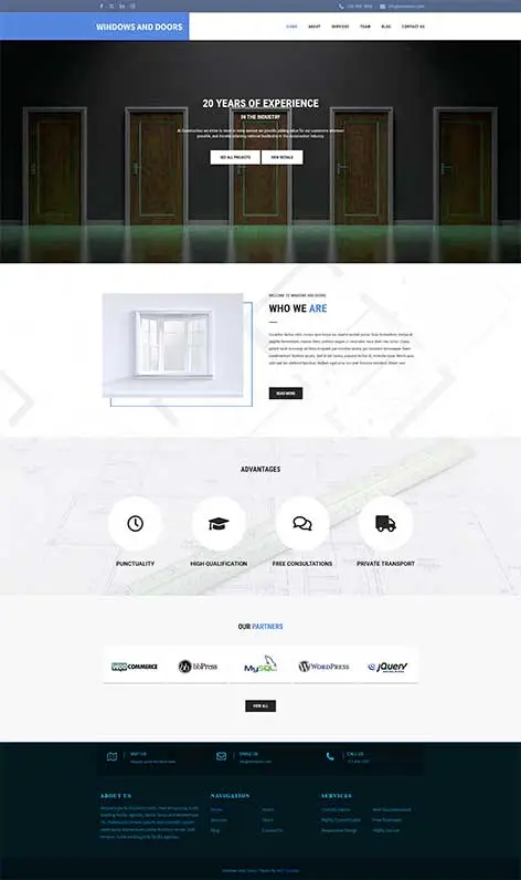 Sliding Door WordPress Theme